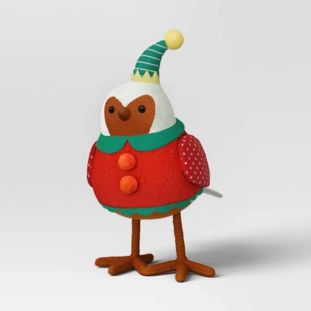 Target Wondershop Featherly Friends 2023 Christmas Elf Bird Bauble NWT